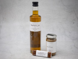 Kallpressad rapsolja + senap + kola